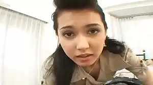 Oral slut does her job in a POV video