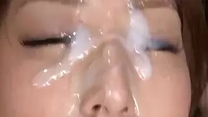 Video of bukakke cum dripping